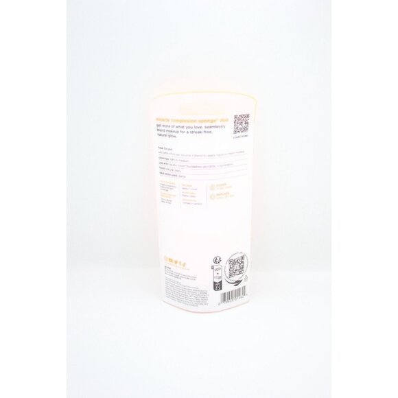 Real Techniques Duo Miracle Complexion Sponge 2ct New and Sealed - Picture 5 of 9